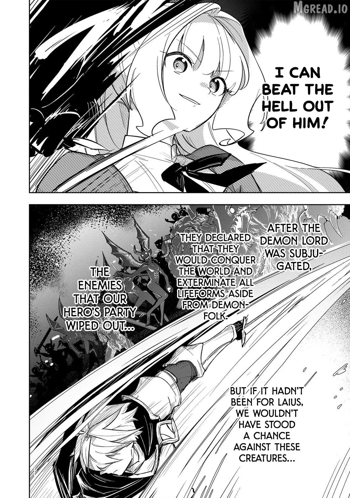 Koujo Tensei ~ Densetsu no Daimadoushi (♂), Hime Kishi to Narite Densetsu no Reijou Kishidan o Tsukuri Musou suru ~ Chapter 18 page 8 - 