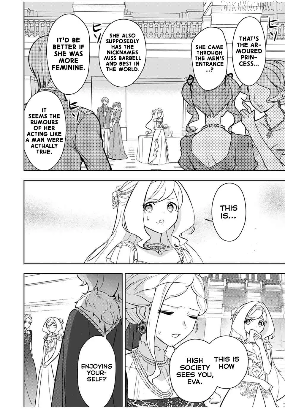 Koujo Tensei ~ Densetsu no Daimadoushi (♂), Hime Kishi to Narite Densetsu no Reijou Kishidan o Tsukuri Musou suru ~ Chapter 4 page 4 - 