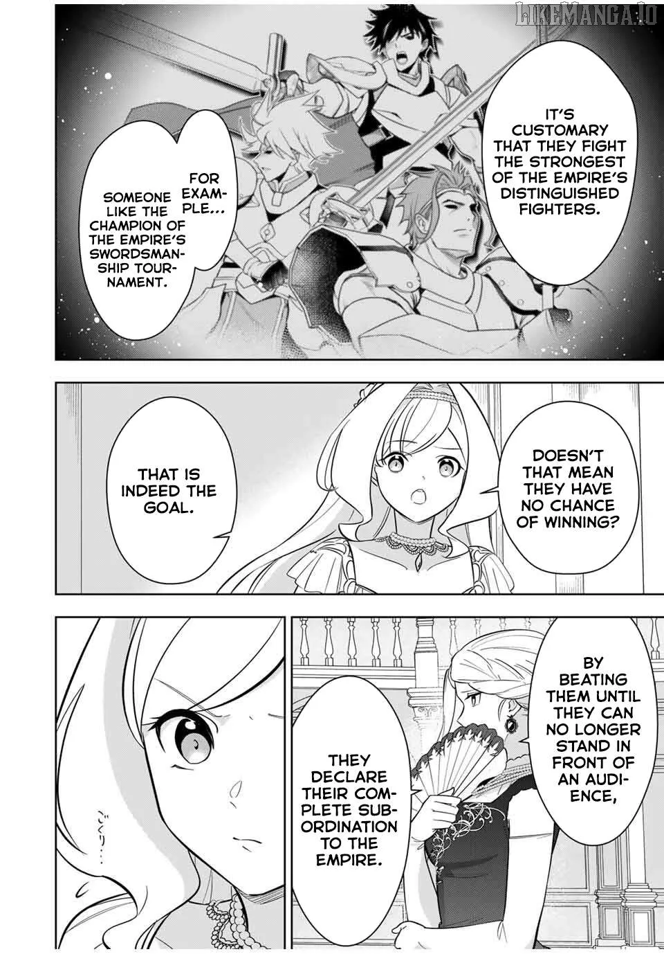Koujo Tensei ~ Densetsu no Daimadoushi (♂), Hime Kishi to Narite Densetsu no Reijou Kishidan o Tsukuri Musou suru ~ Chapter 4 page 8 - 