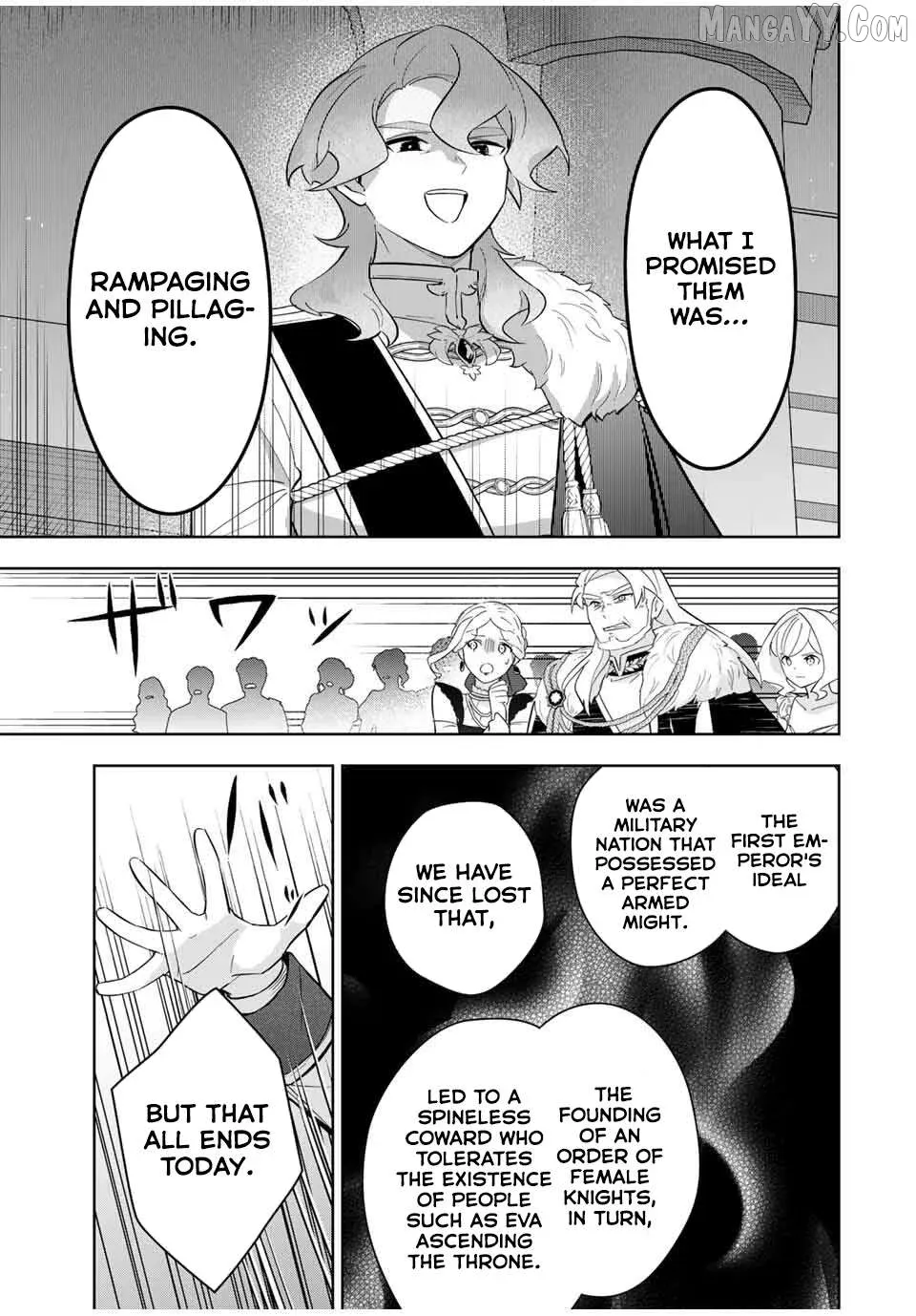 Koujo Tensei ~ Densetsu no Daimadoushi (♂), Hime Kishi to Narite Densetsu no Reijou Kishidan o Tsukuri Musou suru ~ Chapter 5 page 11 - 