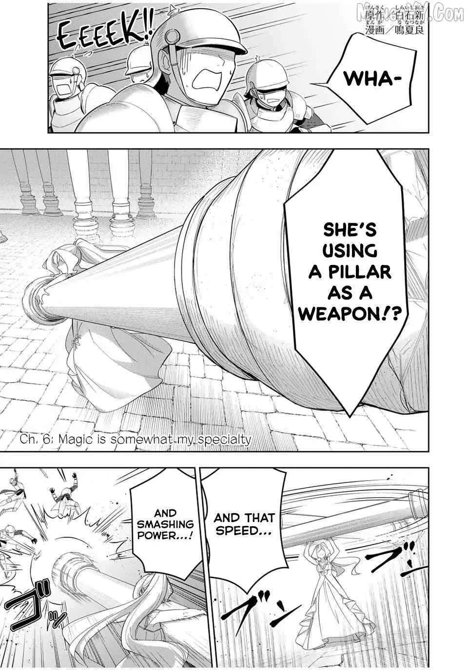 Koujo Tensei ~ Densetsu no Daimadoushi (♂), Hime Kishi to Narite Densetsu no Reijou Kishidan o Tsukuri Musou suru ~ Chapter 6 page 1 - 