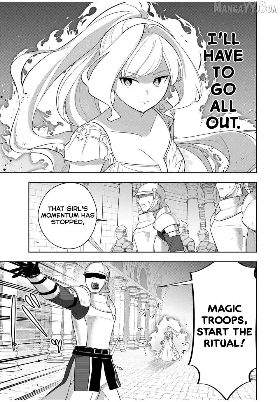 Koujo Tensei ~ Densetsu no Daimadoushi (♂), Hime Kishi to Narite Densetsu no Reijou Kishidan o Tsukuri Musou suru ~ Chapter 6 page 5 - 