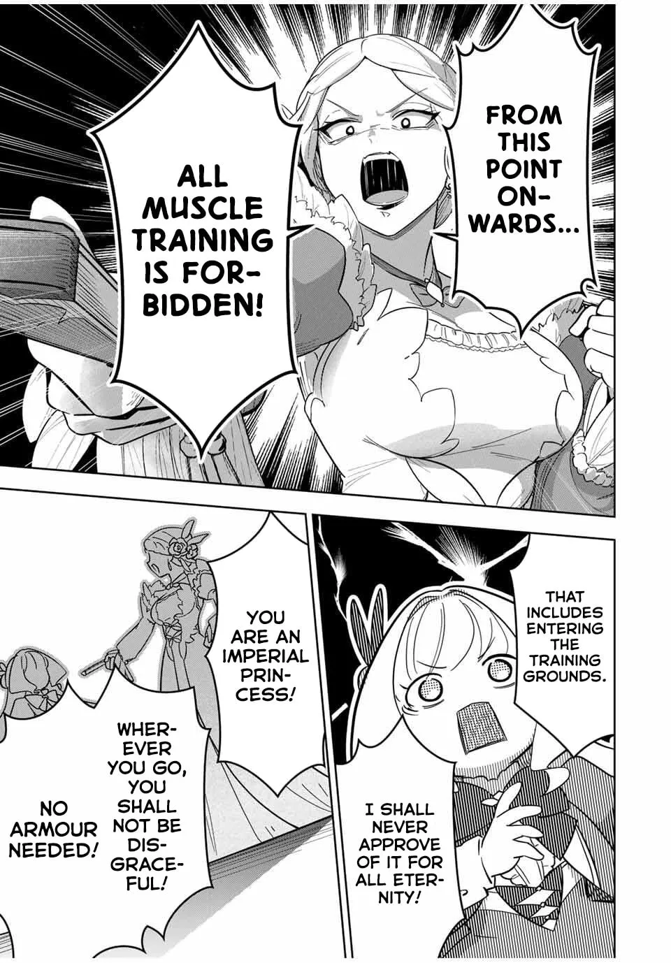 Koujo Tensei: Densetsu no Daimadoushi (♂), Hime Kishi to Narite Densetsu no Reijou Kishidan wo Tsukuri Musou suru Chapter 1 page 42 - 