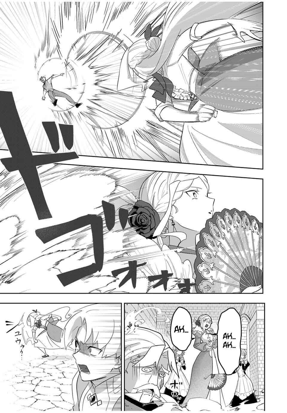 Koujo Tensei: Densetsu no Daimadoushi (♂), Hime Kishi to Narite Densetsu no Reijou Kishidan wo Tsukuri Musou suru Chapter 10 page 54 - 