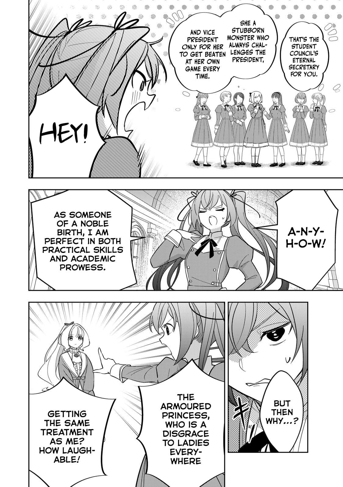 Koujo Tensei: Densetsu no Daimadoushi (♂), Hime Kishi to Narite Densetsu no Reijou Kishidan wo Tsukuri Musou suru Chapter 11 page 12 - 
