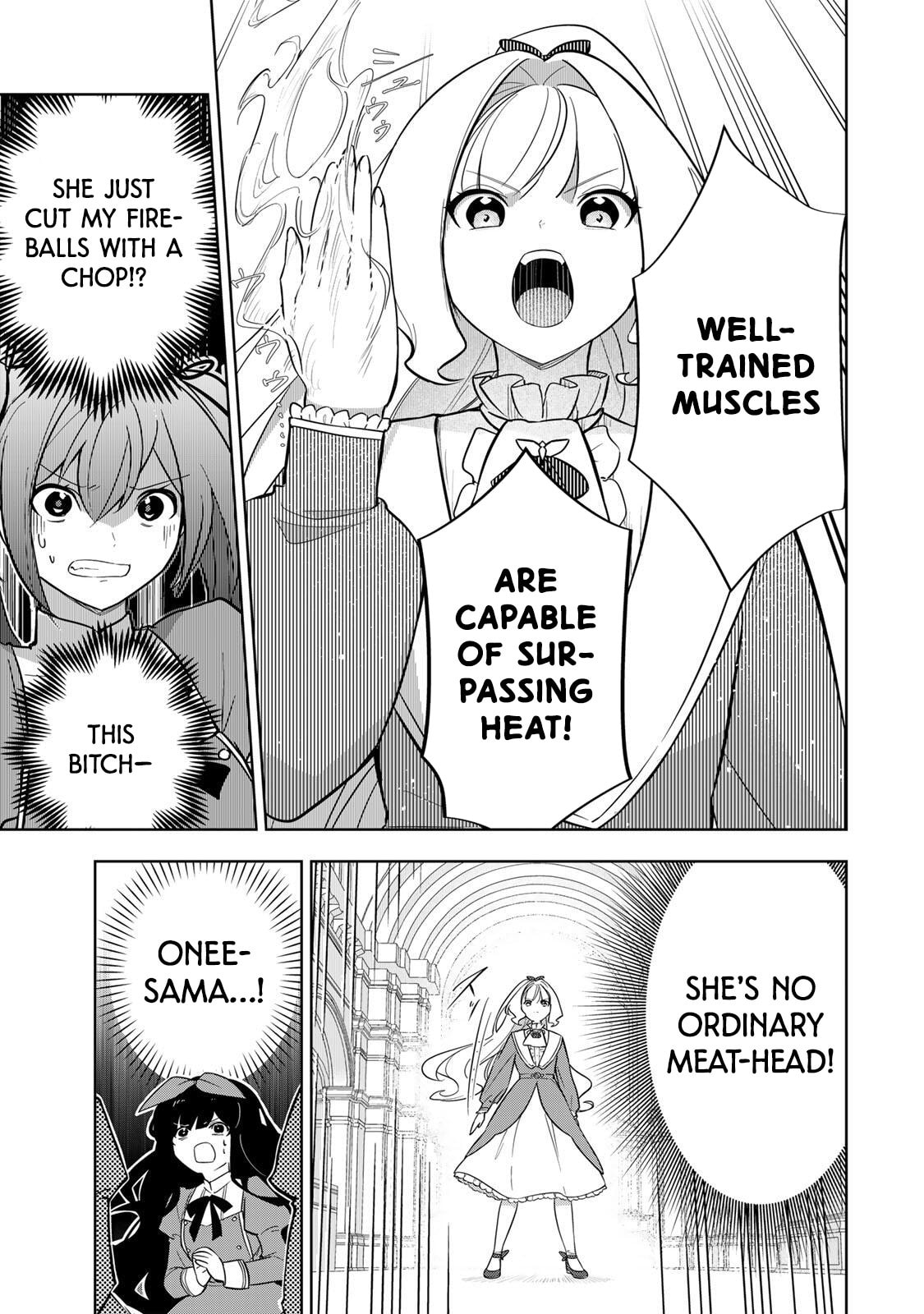 Koujo Tensei: Densetsu no Daimadoushi (♂), Hime Kishi to Narite Densetsu no Reijou Kishidan wo Tsukuri Musou suru Chapter 12 page 11 - 
