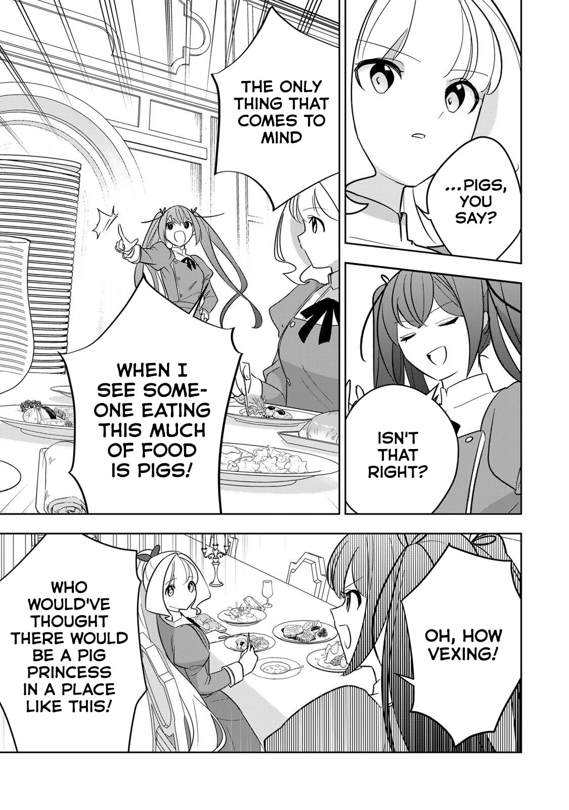 Koujo Tensei: Densetsu no Daimadoushi (♂), Hime Kishi to Narite Densetsu no Reijou Kishidan wo Tsukuri Musou suru Chapter 14 page 11 - 
