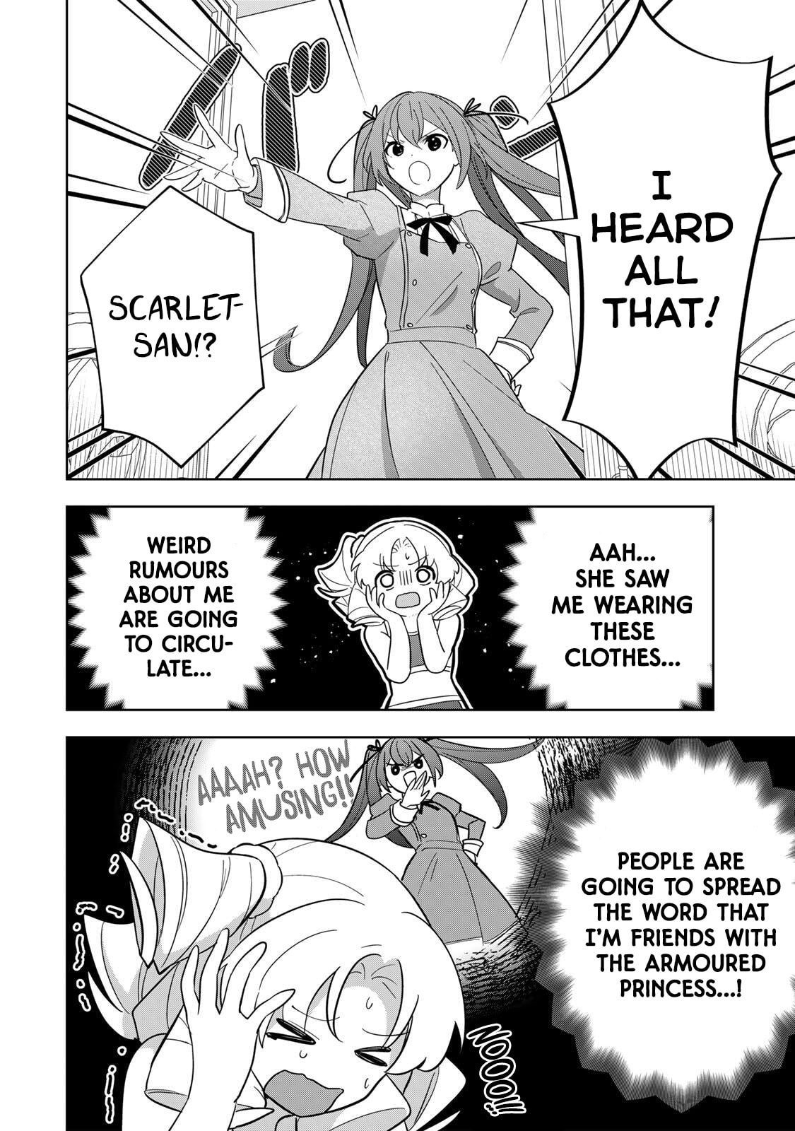 Koujo Tensei: Densetsu no Daimadoushi (♂), Hime Kishi to Narite Densetsu no Reijou Kishidan wo Tsukuri Musou suru Chapter 15 page 14 - 