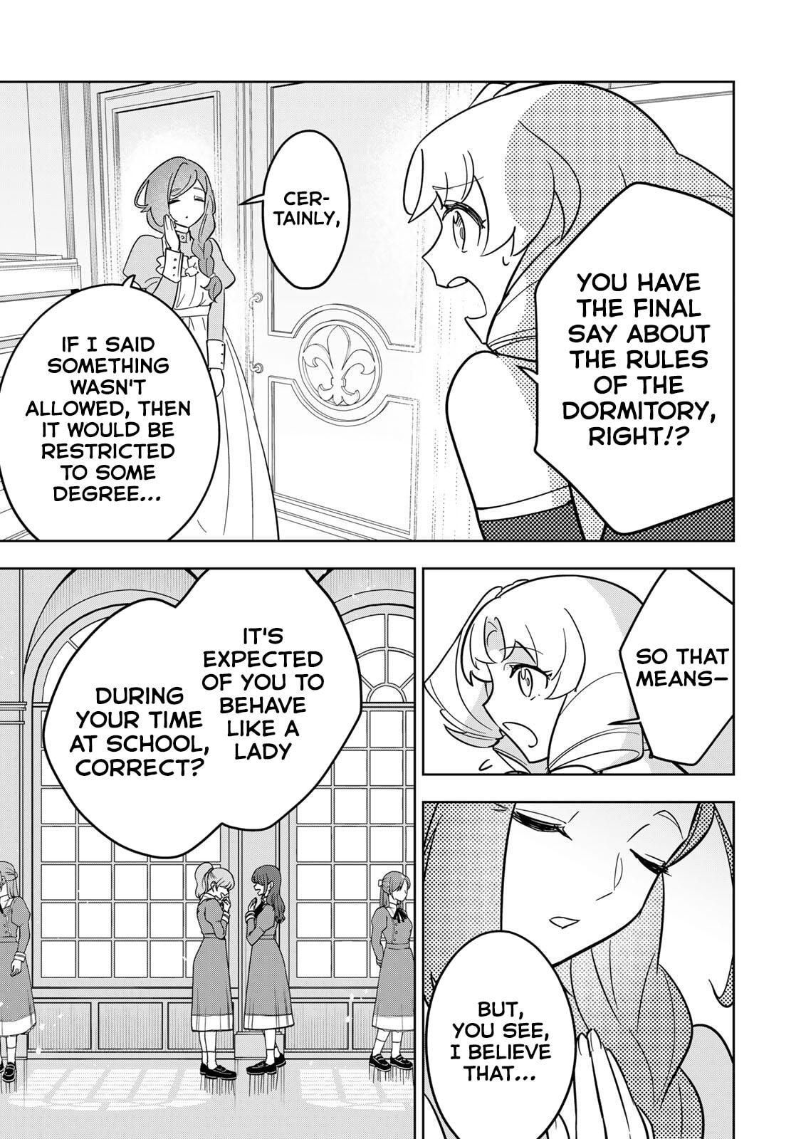 Koujo Tensei: Densetsu no Daimadoushi (♂), Hime Kishi to Narite Densetsu no Reijou Kishidan wo Tsukuri Musou suru Chapter 16 page 7 - 