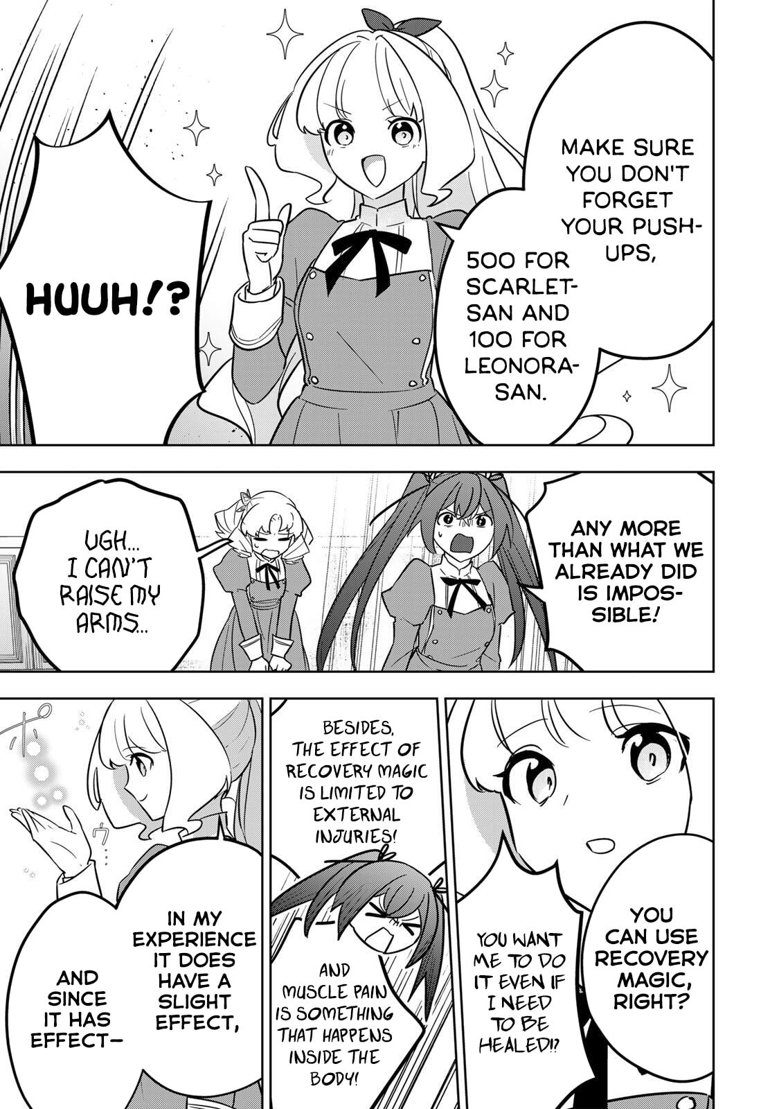 Koujo Tensei: Densetsu no Daimadoushi (♂), Hime Kishi to Narite Densetsu no Reijou Kishidan wo Tsukuri Musou suru Chapter 17 page 11 - 