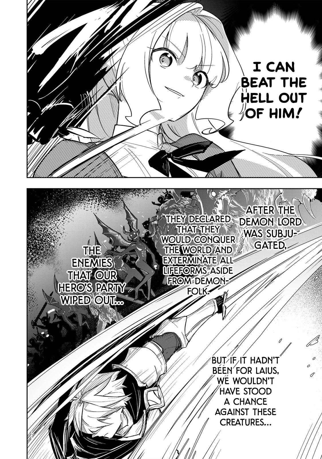 Koujo Tensei: Densetsu no Daimadoushi (♂), Hime Kishi to Narite Densetsu no Reijou Kishidan wo Tsukuri Musou suru Chapter 18 page 8 - 