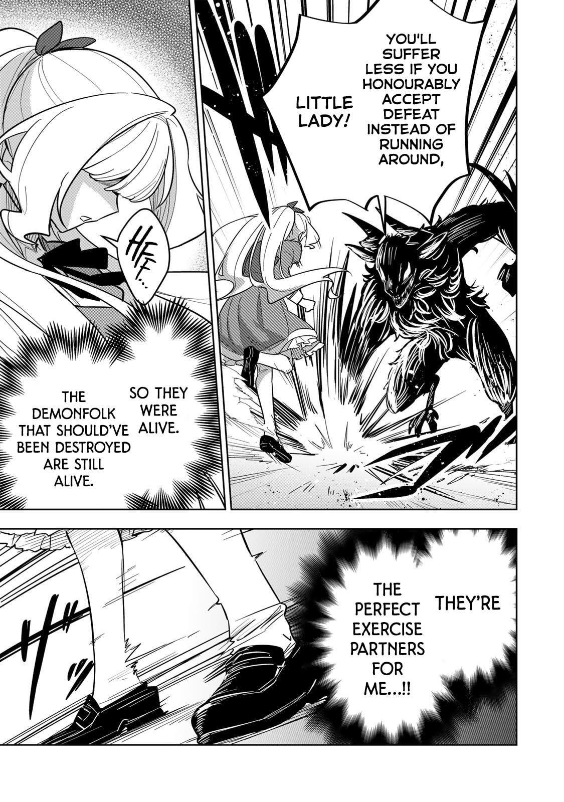 Koujo Tensei: Densetsu no Daimadoushi (♂), Hime Kishi to Narite Densetsu no Reijou Kishidan wo Tsukuri Musou suru Chapter 18 page 9 - 