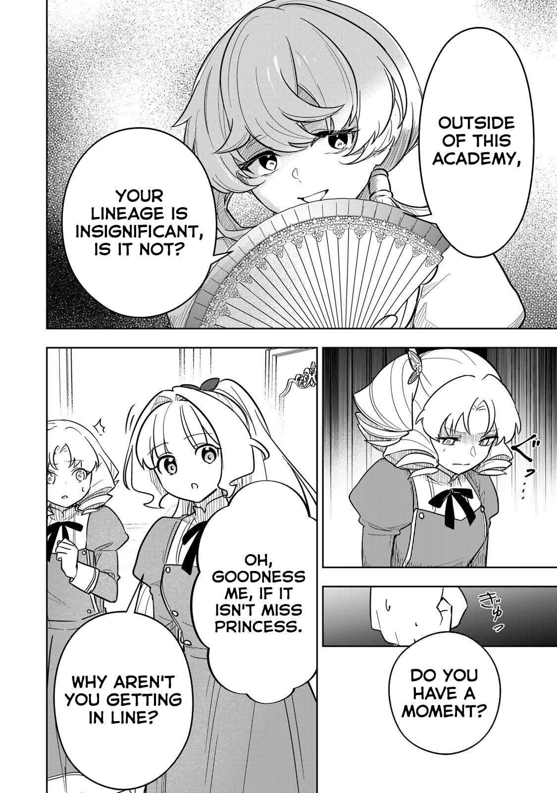 Koujo Tensei: Densetsu no Daimadoushi (♂), Hime Kishi to Narite Densetsu no Reijou Kishidan wo Tsukuri Musou suru Chapter 19 page 8 - 