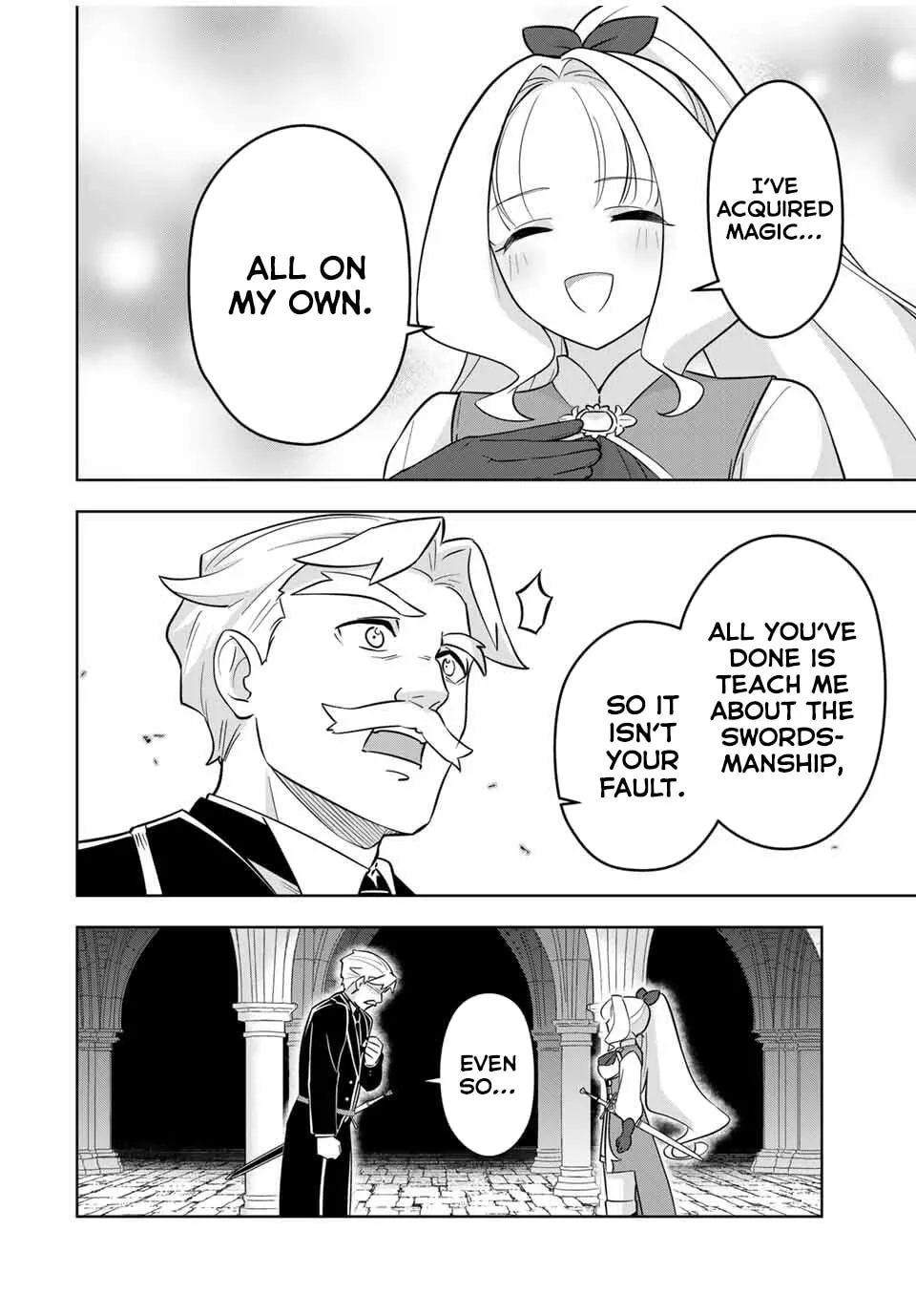 Koujo Tensei: Densetsu no Daimadoushi (♂), Hime Kishi to Narite Densetsu no Reijou Kishidan wo Tsukuri Musou suru Chapter 2 page 9 - 