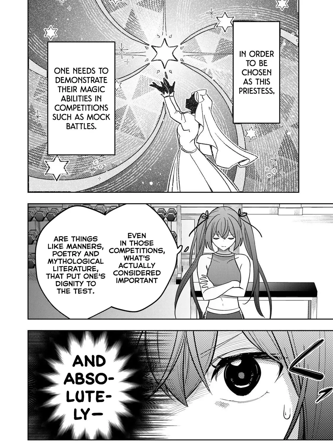 Koujo Tensei: Densetsu no Daimadoushi (♂), Hime Kishi to Narite Densetsu no Reijou Kishidan wo Tsukuri Musou suru Chapter 20 page 3 - 