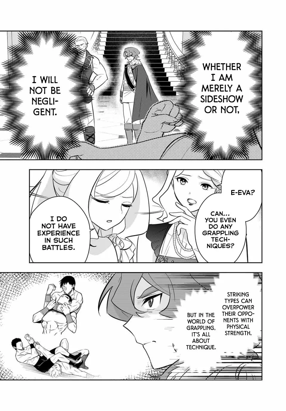 Koujo Tensei: Densetsu no Daimadoushi (♂), Hime Kishi to Narite Densetsu no Reijou Kishidan wo Tsukuri Musou suru Chapter 4 page 13 - 