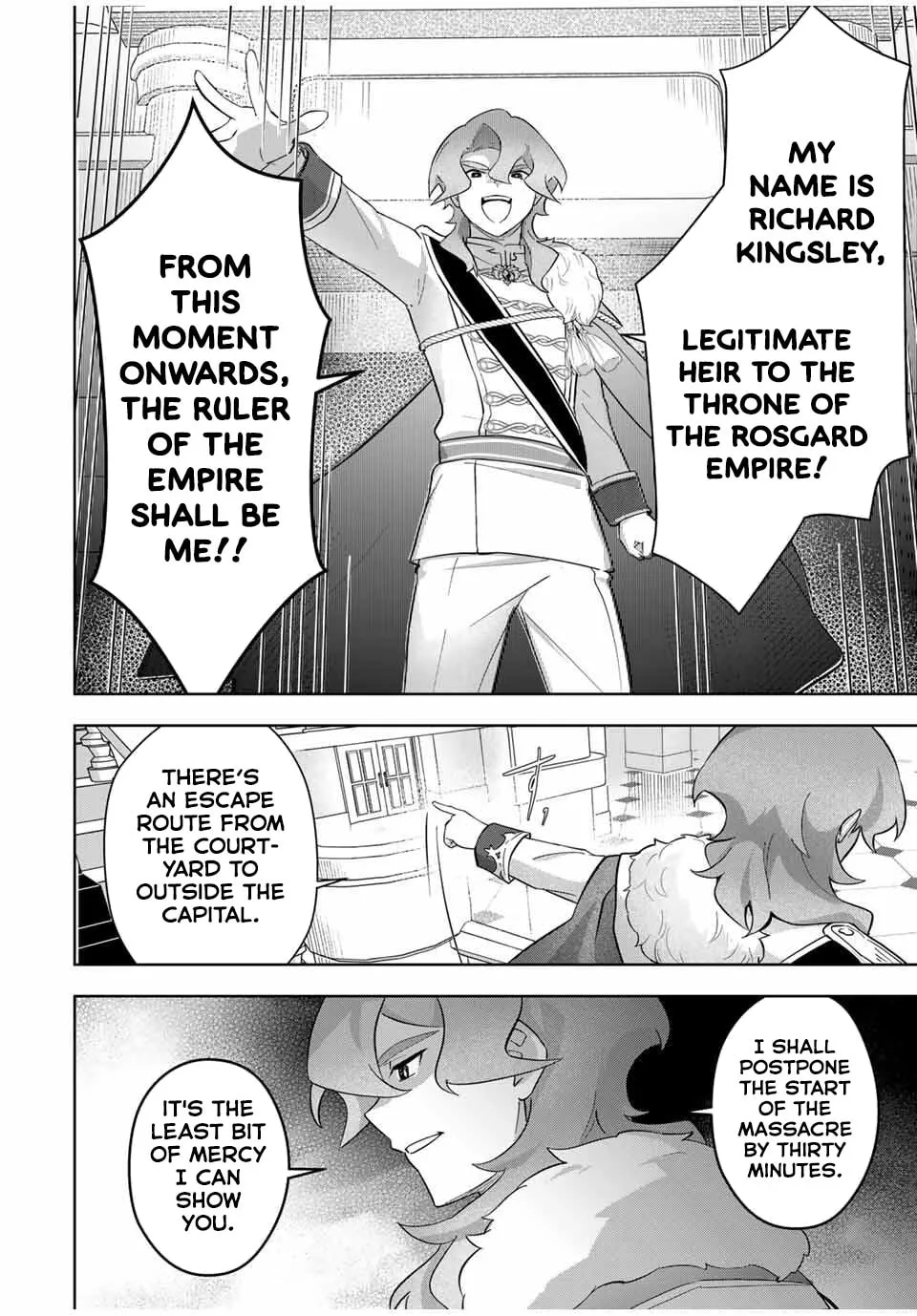Koujo Tensei: Densetsu no Daimadoushi (♂), Hime Kishi to Narite Densetsu no Reijou Kishidan wo Tsukuri Musou suru Chapter 5 page 12 - 