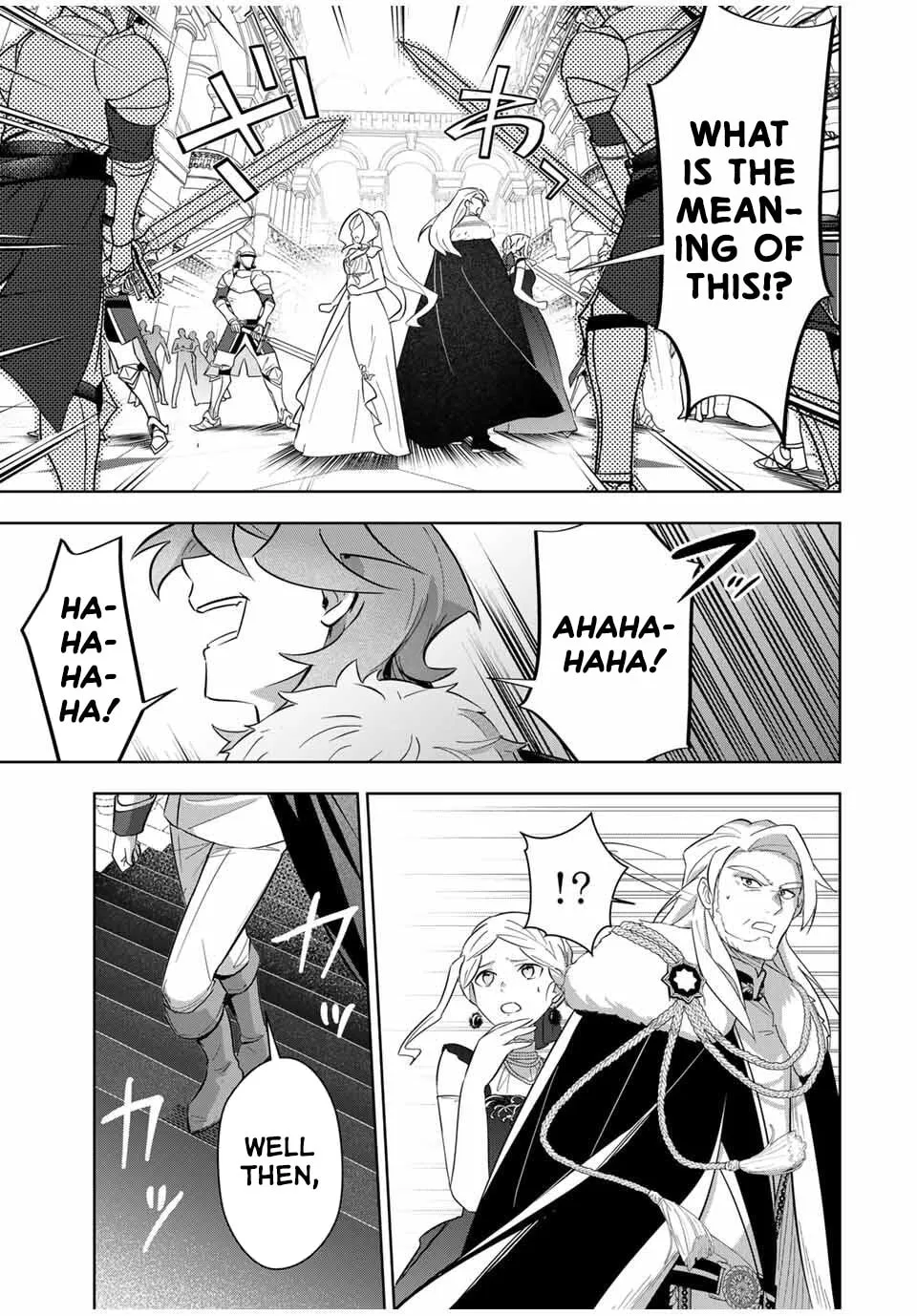 Koujo Tensei: Densetsu no Daimadoushi (♂), Hime Kishi to Narite Densetsu no Reijou Kishidan wo Tsukuri Musou suru Chapter 5 page 7 - 