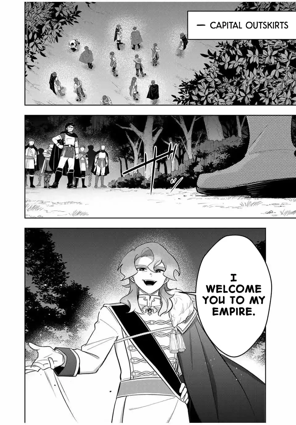 Koujo Tensei: Densetsu no Daimadoushi (♂), Hime Kishi to Narite Densetsu no Reijou Kishidan wo Tsukuri Musou suru Chapter 7 page 4 - 