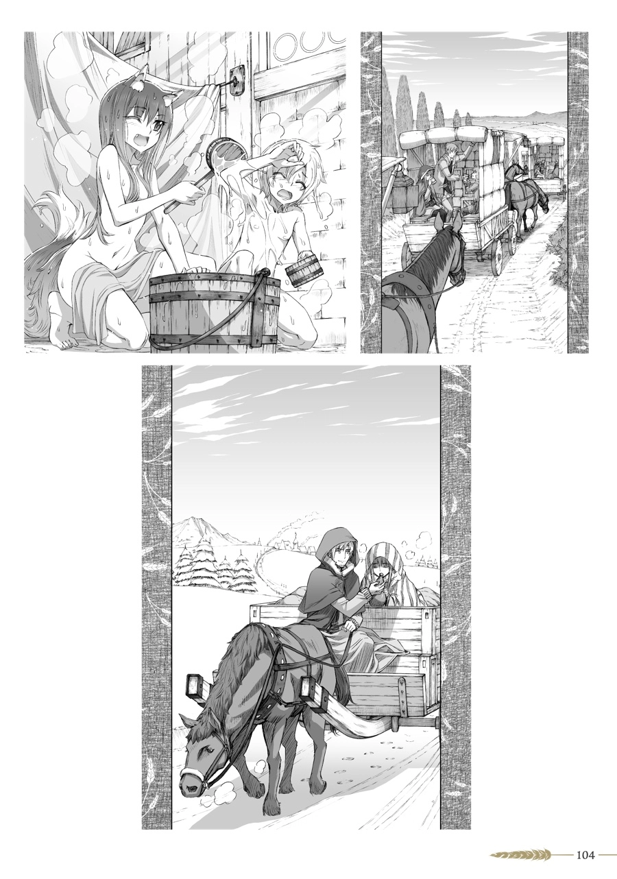 Koume Keito Gashuu - Ookami to Koushinryou: Juunenme no Ringoshu Chapter 0 page 103 - 
