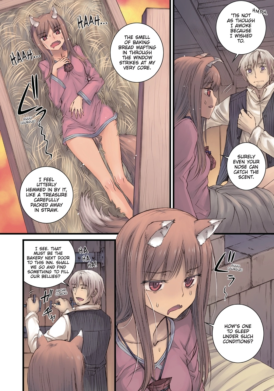 Koume Keito Gashuu - Ookami to Koushinryou: Juunenme no Ringoshu Chapter 0 page 109 - 