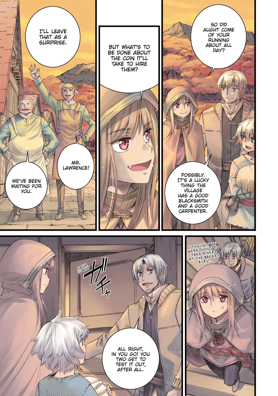 Koume Keito Gashuu - Ookami to Koushinryou: Juunenme no Ringoshu Chapter 0 page 116 - 