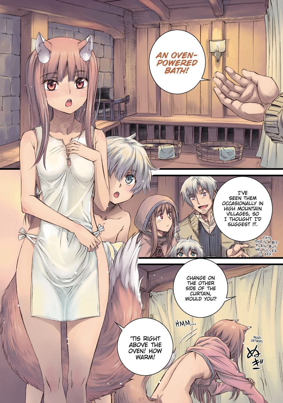 Koume Keito Gashuu - Ookami to Koushinryou: Juunenme no Ringoshu Chapter 0 page 117 - 