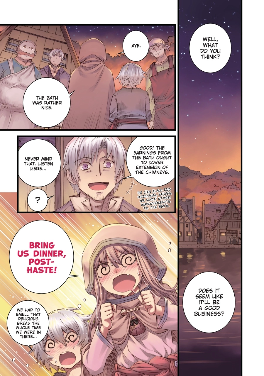 Koume Keito Gashuu - Ookami to Koushinryou: Juunenme no Ringoshu Chapter 0 page 120 - 