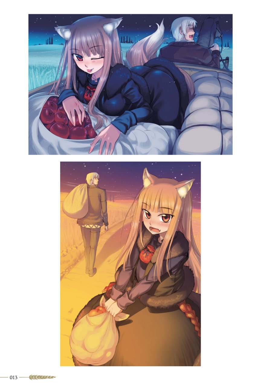 Koume Keito Gashuu - Ookami to Koushinryou: Juunenme no Ringoshu Chapter 0 page 14 - 