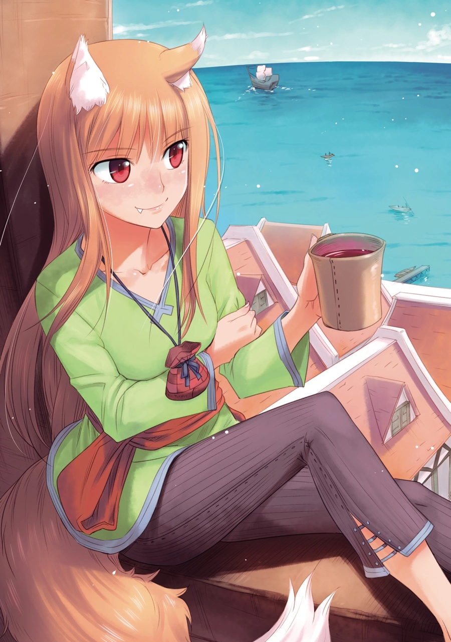 Koume Keito Gashuu - Ookami to Koushinryou: Juunenme no Ringoshu Chapter 0 page 31 - 
