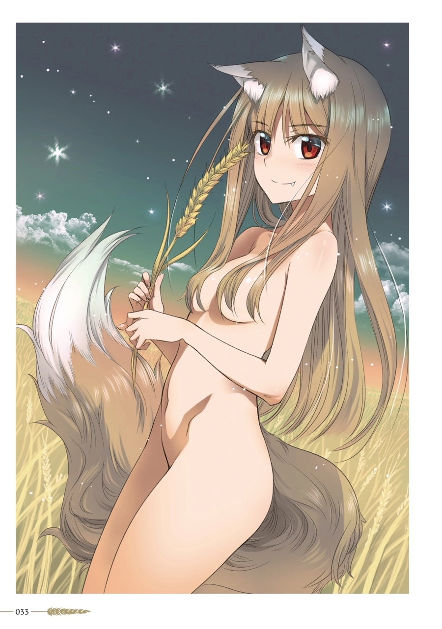 Koume Keito Gashuu - Ookami to Koushinryou: Juunenme no Ringoshu Chapter 0 page 34 - 