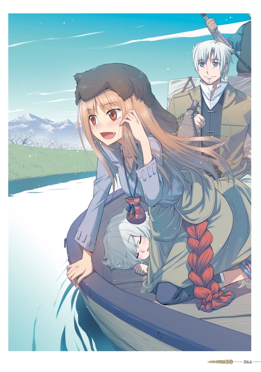 Koume Keito Gashuu - Ookami to Koushinryou: Juunenme no Ringoshu Chapter 0 page 66 - 