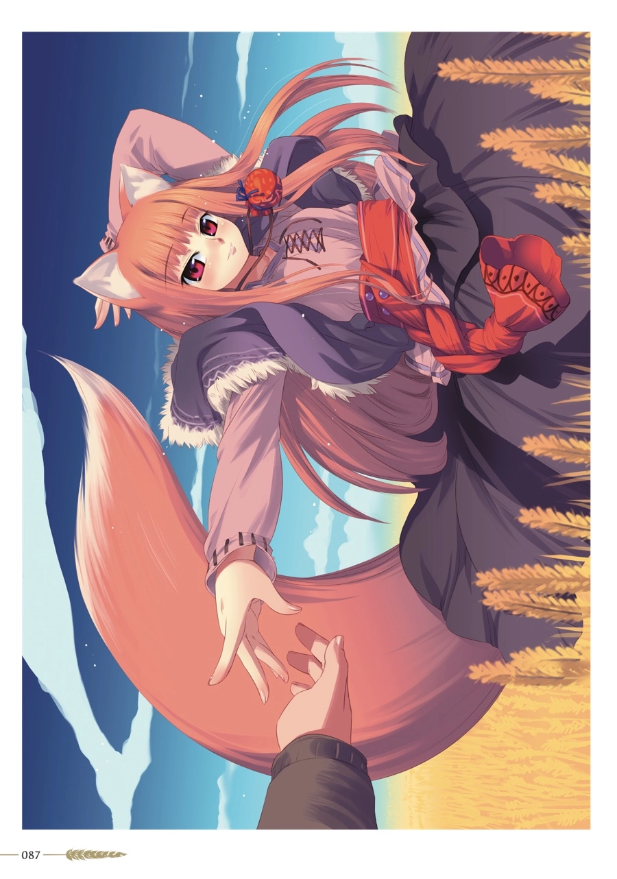 Koume Keito Gashuu - Ookami to Koushinryou: Juunenme no Ringoshu Chapter 0 page 87 - 