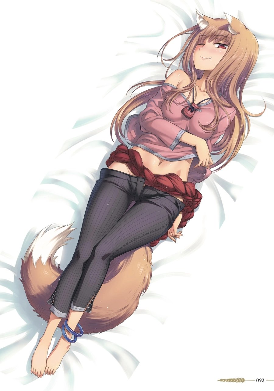 Koume Keito Gashuu - Ookami to Koushinryou: Juunenme no Ringoshu Chapter 0 page 91 - 