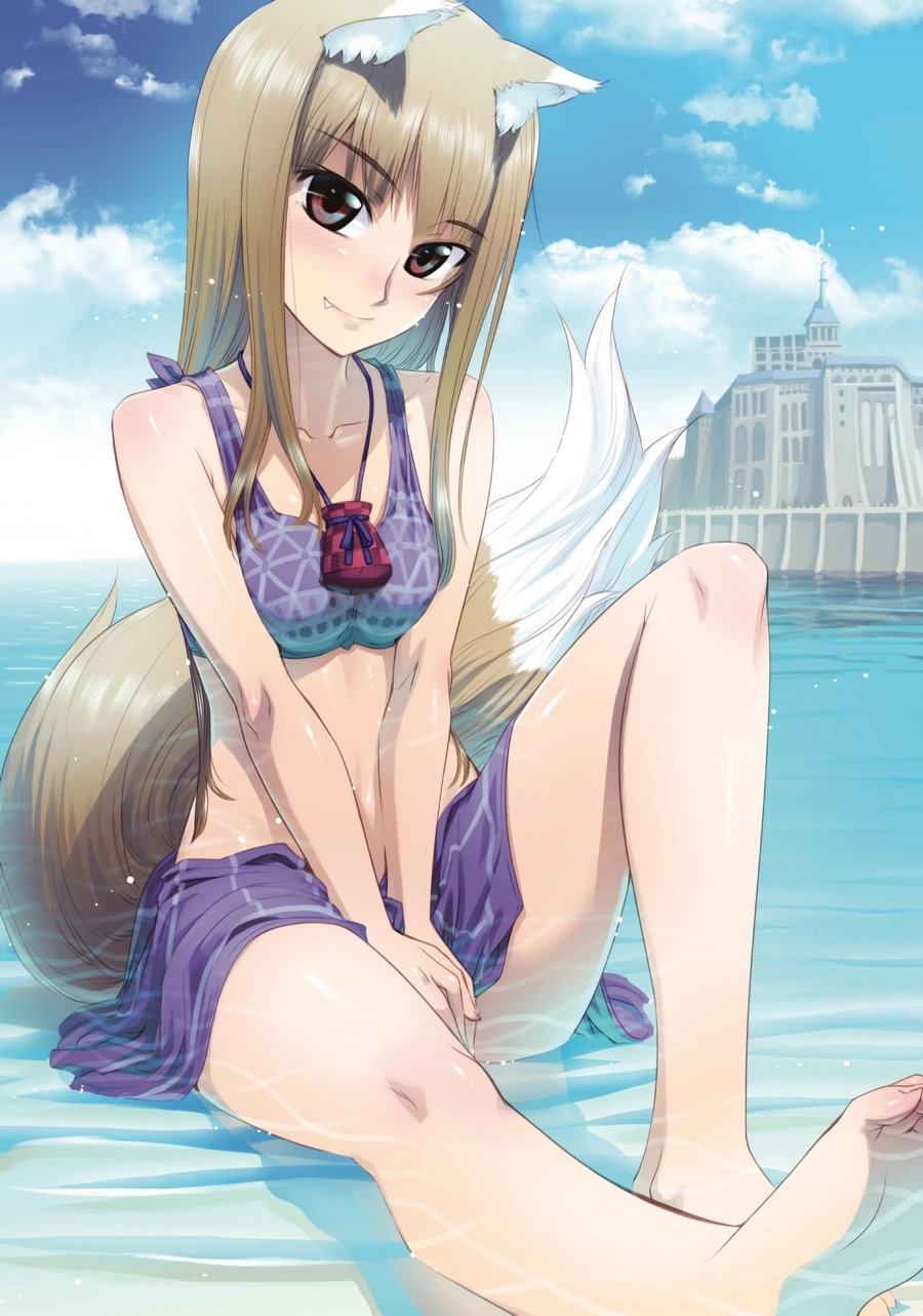 Koume Keito Gashuu - Ookami to Koushinryou: Juunenme no Ringoshu Chapter 0 page 93 - 