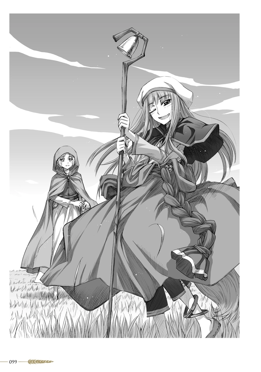 Koume Keito Gashuu - Ookami to Koushinryou: Juunenme no Ringoshu Chapter 0 page 98 - 