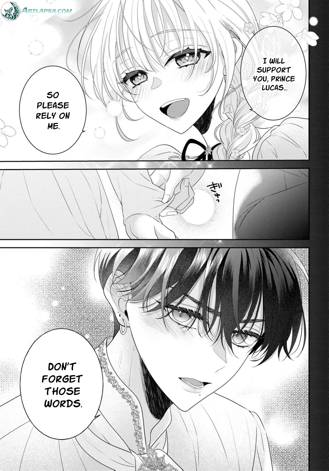 Kouri no Reijou wa Osananajimi Koutaishi ni Dekiai Sareru ~Hatsujou no Uzuki o Amaku Mitashite~ Chapter 3 page 8 - 