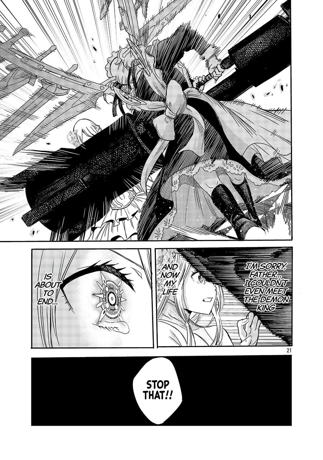 Koushaku Reijou no Rouraku Mission: Maou to no Seiryaku Kekkon ga Jinrui Saigo no Kirifuda desu!... tte, Maou ga Onnanoko no Baai wa Dou Sureba Ii no desu ka!? Chapter 1 page 22 - 