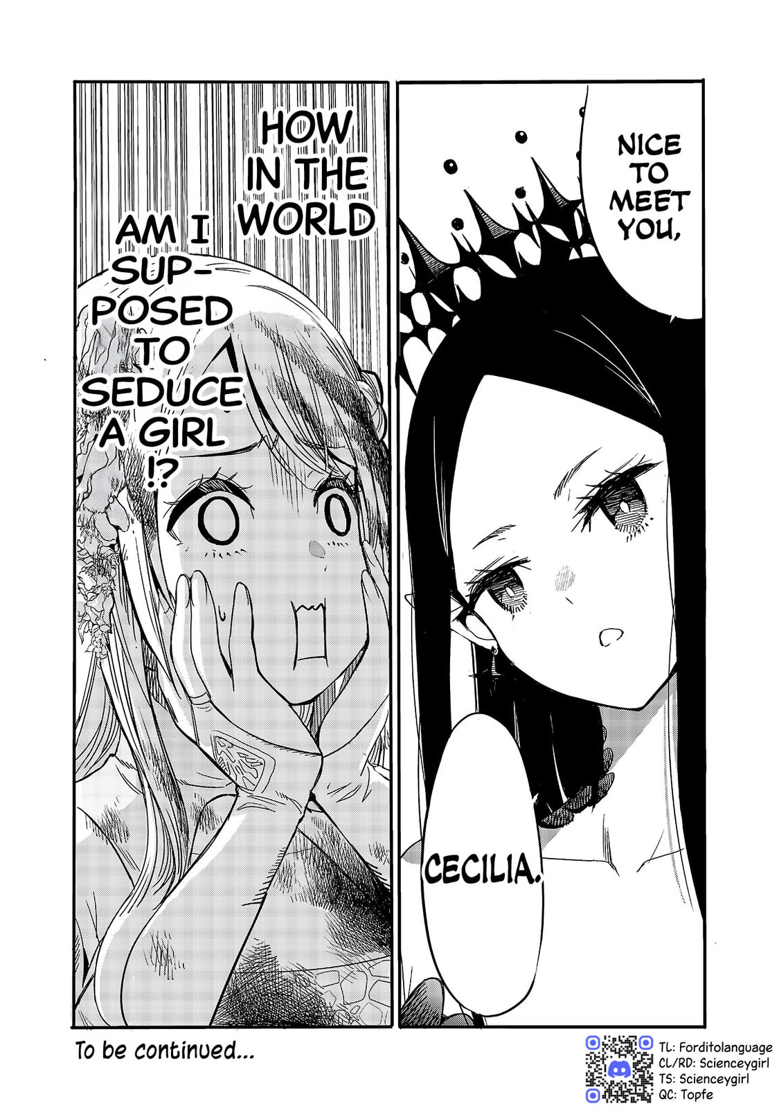 Koushaku Reijou no Rouraku Mission: Maou to no Seiryaku Kekkon ga Jinrui Saigo no Kirifuda desu!... tte, Maou ga Onnanoko no Baai wa Dou Sureba Ii no desu ka!? Chapter 1 page 30 - 
