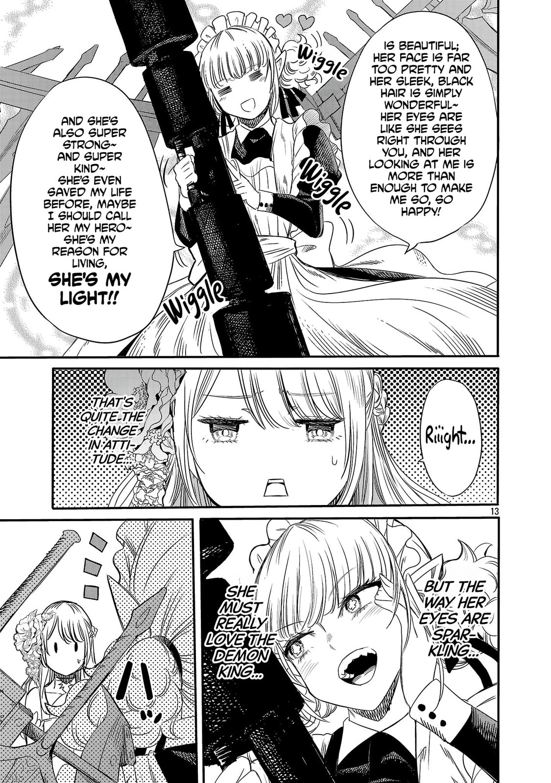 Koushaku Reijou no Rouraku Mission: Maou to no Seiryaku Kekkon ga Jinrui Saigo no Kirifuda desu!... tte, Maou ga Onnanoko no Baai wa Dou Sureba Ii no desu ka!? Chapter 2 page 13 - 