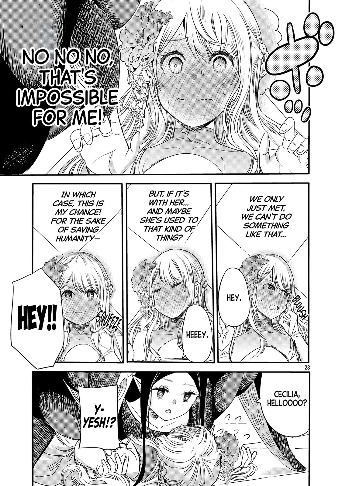Koushaku Reijou no Rouraku Mission: Maou to no Seiryaku Kekkon ga Jinrui Saigo no Kirifuda desu!... tte, Maou ga Onnanoko no Baai wa Dou Sureba Ii no desu ka!? Chapter 2 page 23 - 