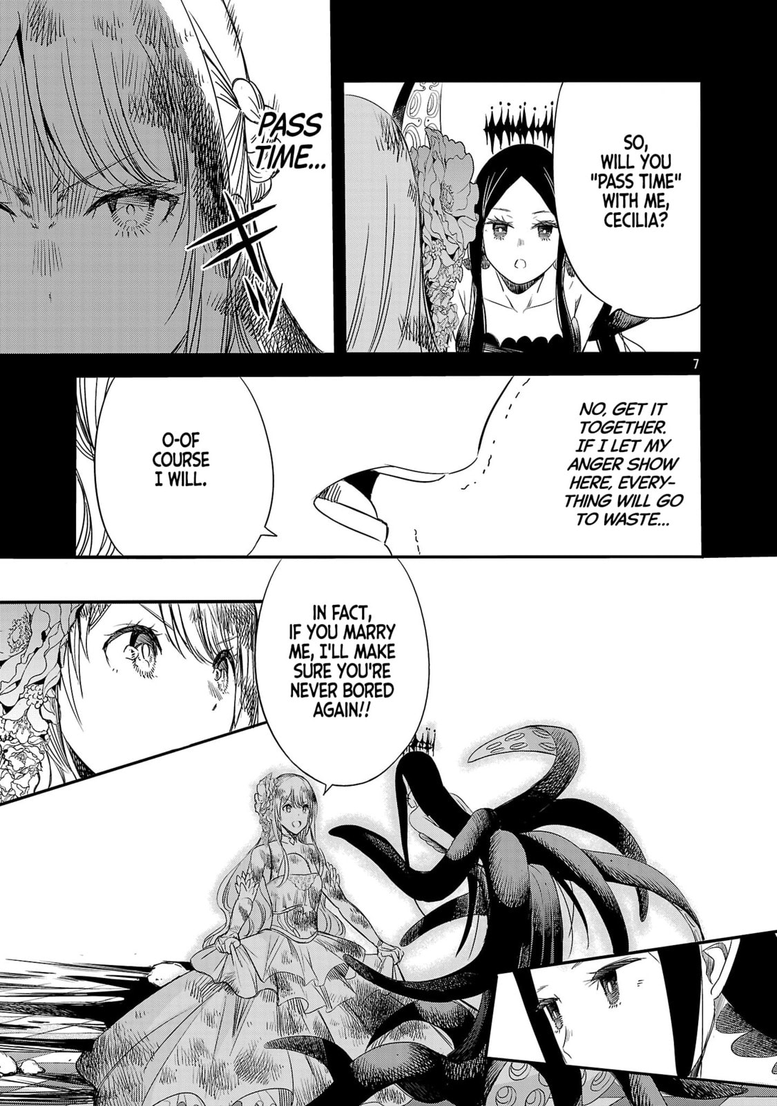 Koushaku Reijou no Rouraku Mission: Maou to no Seiryaku Kekkon ga Jinrui Saigo no Kirifuda desu!... tte, Maou ga Onnanoko no Baai wa Dou Sureba Ii no desu ka!? Chapter 2 page 7 - 