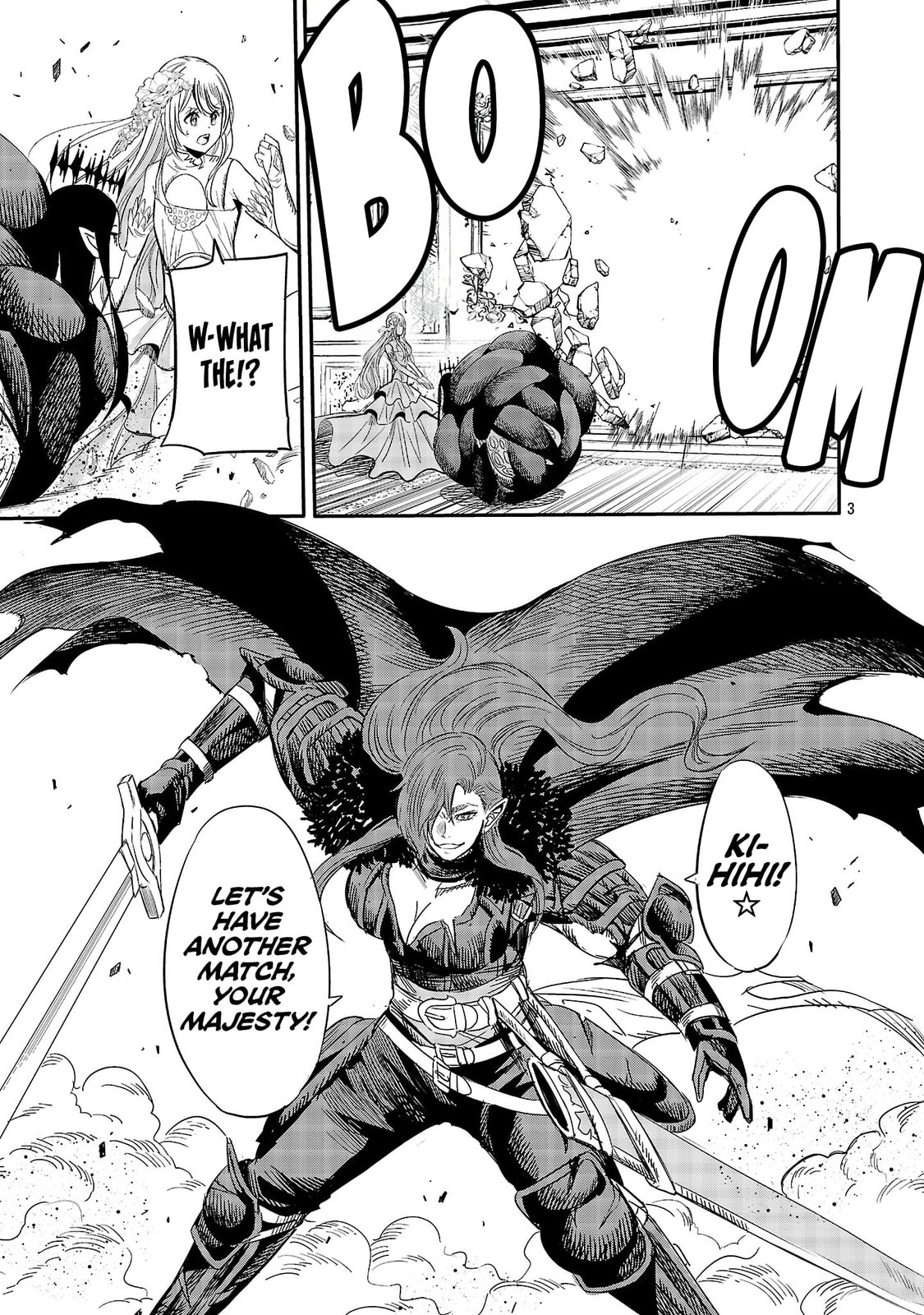 Koushaku Reijou no Rouraku Mission: Maou to no Seiryaku Kekkon ga Jinrui Saigo no Kirifuda desu!... tte, Maou ga Onnanoko no Baai wa Dou Sureba Ii no desu ka!? Chapter 3 page 3 - 