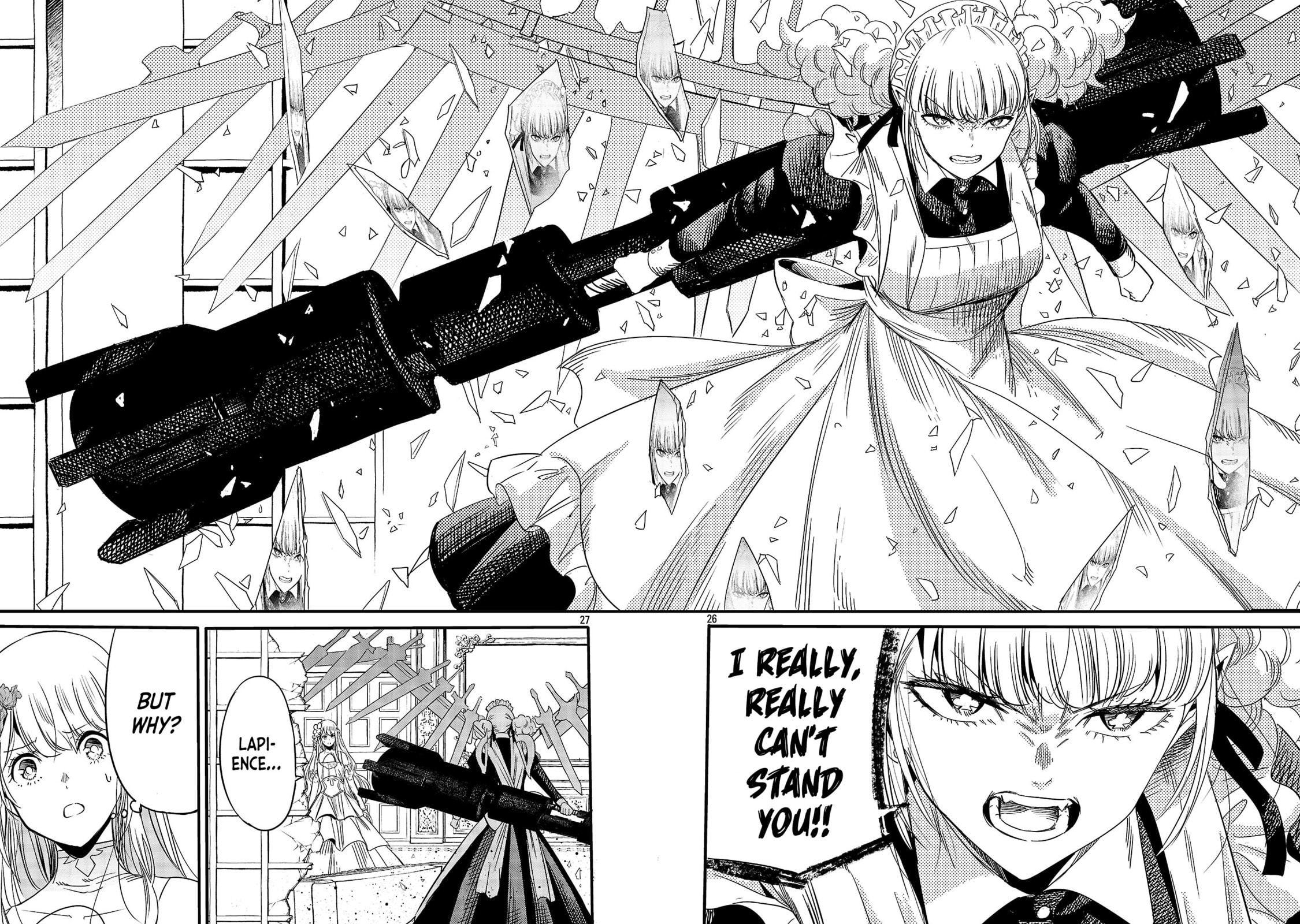 Koushaku Reijou no Rouraku Mission: Maou to no Seiryaku Kekkon ga Jinrui Saigo no Kirifuda desu!... tte, Maou ga Onnanoko no Baai wa Dou Sureba Ii no desu ka!? Chapter 5 page 27 - 