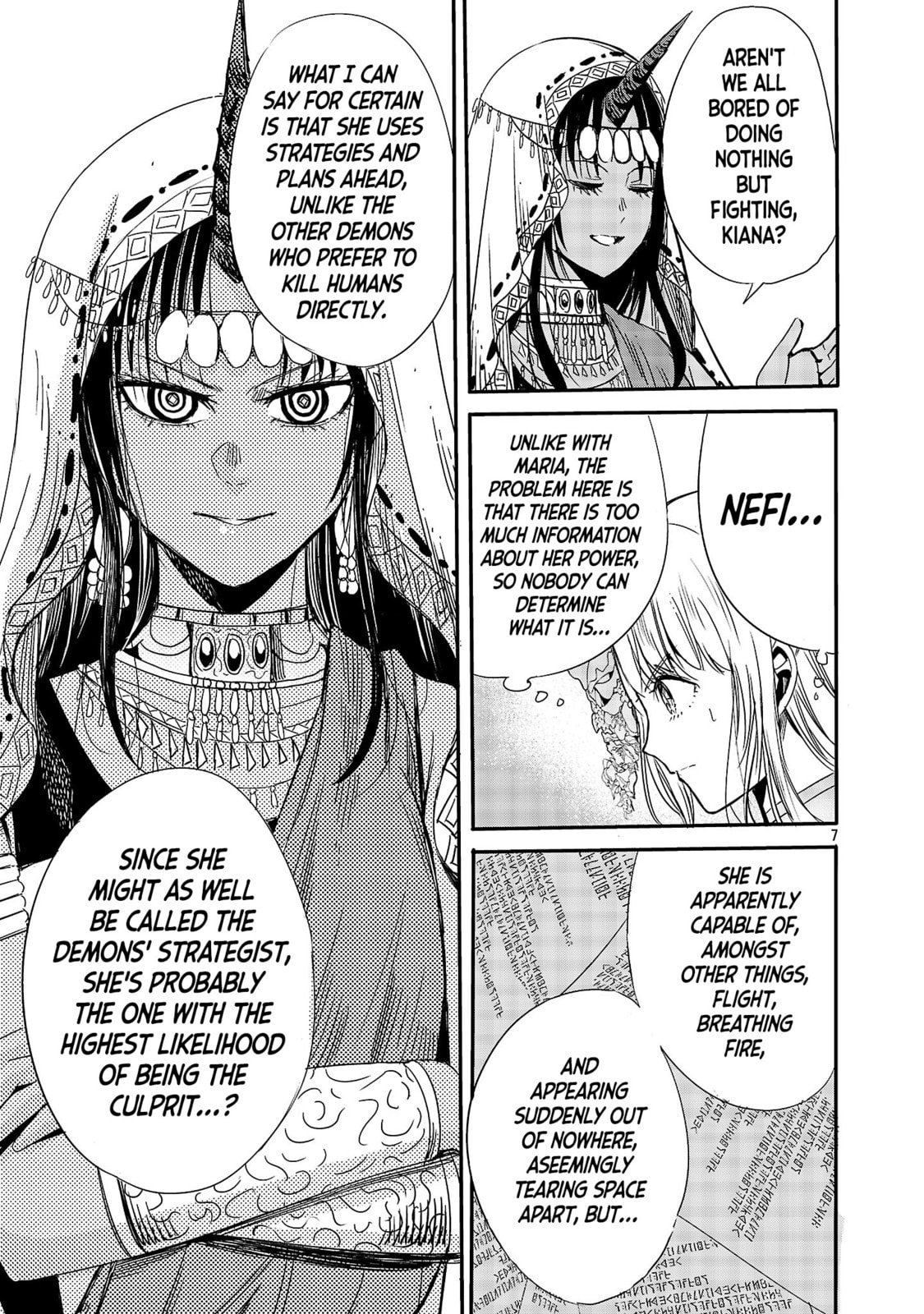 Koushaku Reijou no Rouraku Mission: Maou to no Seiryaku Kekkon ga Jinrui Saigo no Kirifuda desu!... tte, Maou ga Onnanoko no Baai wa Dou Sureba Ii no desu ka!? Chapter 5 page 8 - 