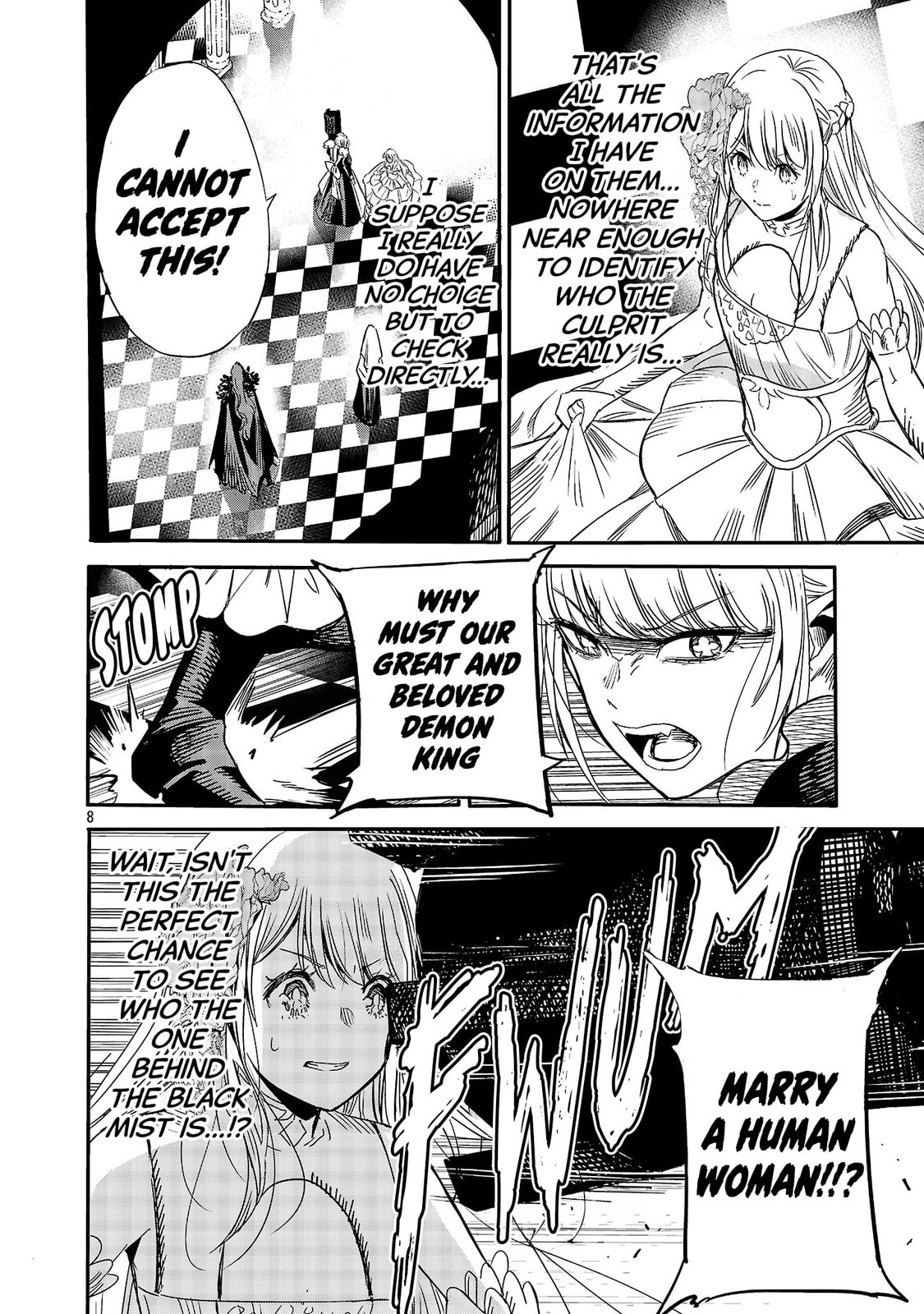 Koushaku Reijou no Rouraku Mission: Maou to no Seiryaku Kekkon ga Jinrui Saigo no Kirifuda desu!... tte, Maou ga Onnanoko no Baai wa Dou Sureba Ii no desu ka!? Chapter 5 page 9 - 