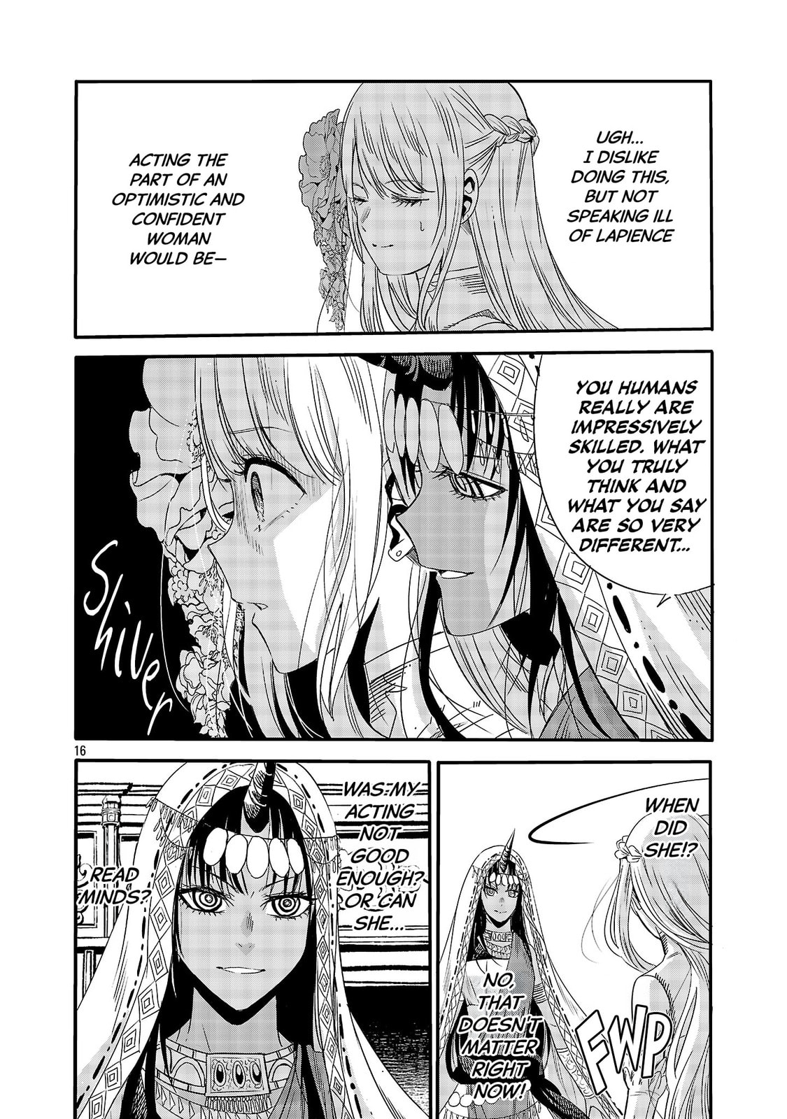Koushaku Reijou no Rouraku Mission: Maou to no Seiryaku Kekkon ga Jinrui Saigo no Kirifuda desu!... tte, Maou ga Onnanoko no Baai wa Dou Sureba Ii no desu ka!? Chapter 6 page 17 - 