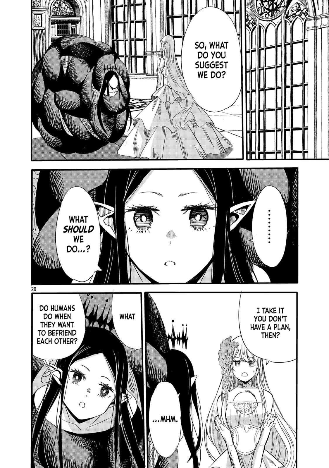 Koushaku Reijou no Rouraku Mission: Maou to no Seiryaku Kekkon ga Jinrui Saigo no Kirifuda desu!... tte, Maou ga Onnanoko no Baai wa Dou Sureba Ii no desu ka!? Chapter 6 page 21 - 