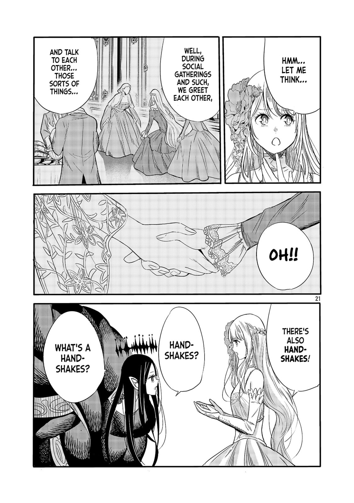 Koushaku Reijou no Rouraku Mission: Maou to no Seiryaku Kekkon ga Jinrui Saigo no Kirifuda desu!... tte, Maou ga Onnanoko no Baai wa Dou Sureba Ii no desu ka!? Chapter 6 page 22 - 