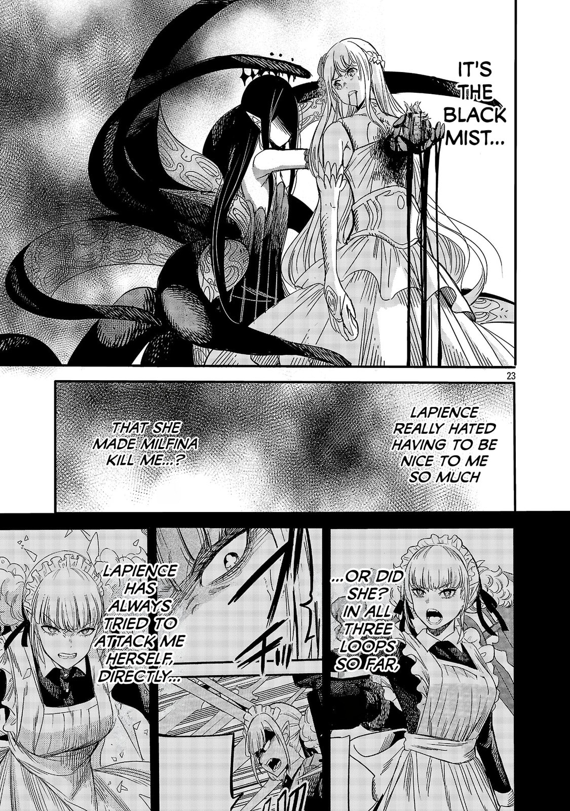 Koushaku Reijou no Rouraku Mission: Maou to no Seiryaku Kekkon ga Jinrui Saigo no Kirifuda desu!... tte, Maou ga Onnanoko no Baai wa Dou Sureba Ii no desu ka!? Chapter 7 page 23 - 